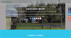 Desktop Screenshot of havlisuvmlyn.cz