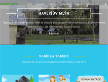 Tablet Screenshot of havlisuvmlyn.cz